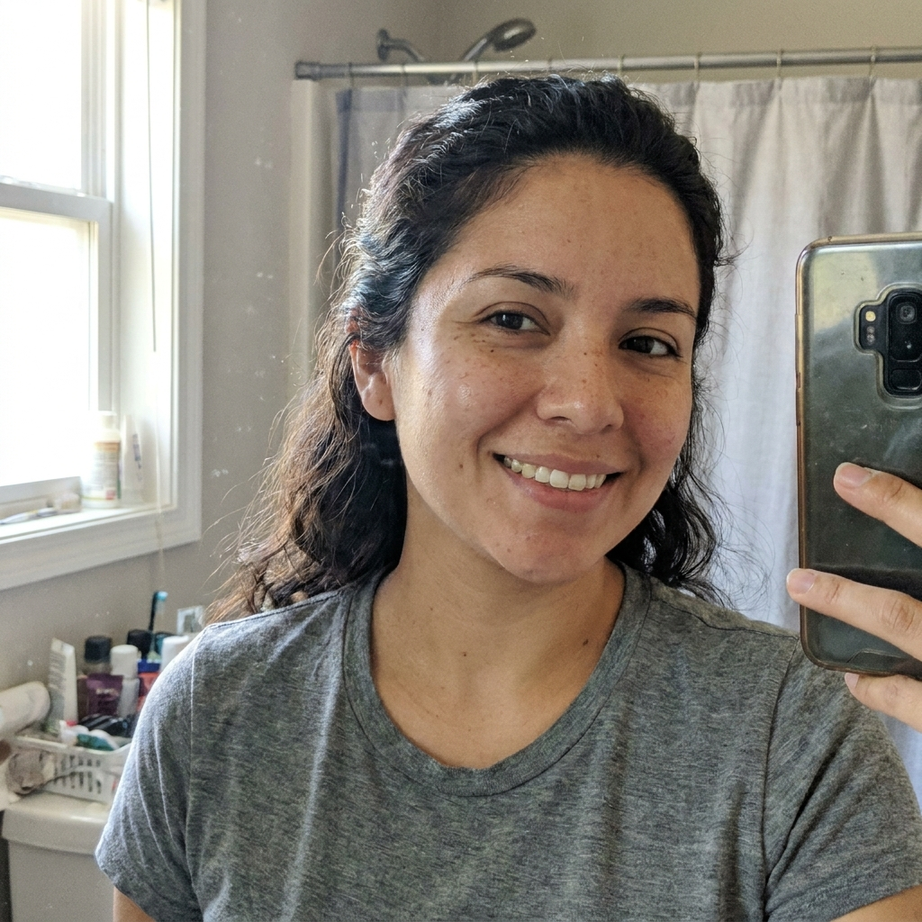 Resultado antes y después con la Crema Lumé